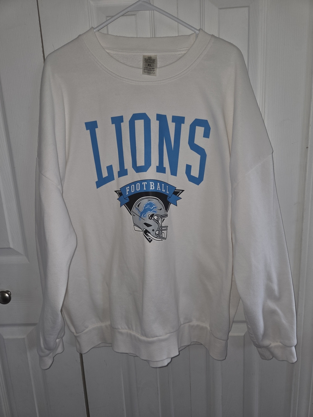 Womens Gameday Couture Lions Football Scoop Neck Crew Sweatshirt , Size XL